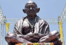 ಬೆಳಗಾವಿ ಸುವರ್ಣಸೌಧ ಆವರಣದಲ್ಲಿ ಗಾಂಧಿ ಪ್ರತಿಮೆ ಅನಾವರಣ.