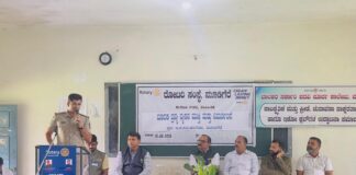 ಮೂಡಿಗೆರೆ :ಮಾದಕ ವ್ಯಸನದಿಂದ ದೂರವಿರಿ: ವಿದ್ಯಾರ್ಥಿಗಳಿಗೆ PSI ಹರ್ಷವರ್ಧನ್ ಕರೆ.