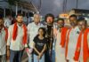 ಗಾಯಕ ಸಂದೇಶ್ ನೀರ್ ಮಾರ್ಗ ಅವರಿಗೆ ಕೊಟ್ಟಿಗೆಹಾರದಲ್ಲಿ ಸನ್ಮಾನ